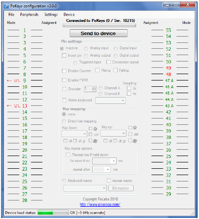 PoKeys56設定ツール