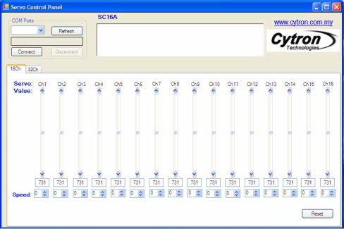 SC16A GUI