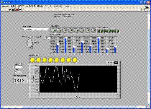 LabVIEW フロントパネル例 TOP16