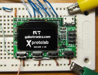 xprotolab ブレッドボードでの使用例